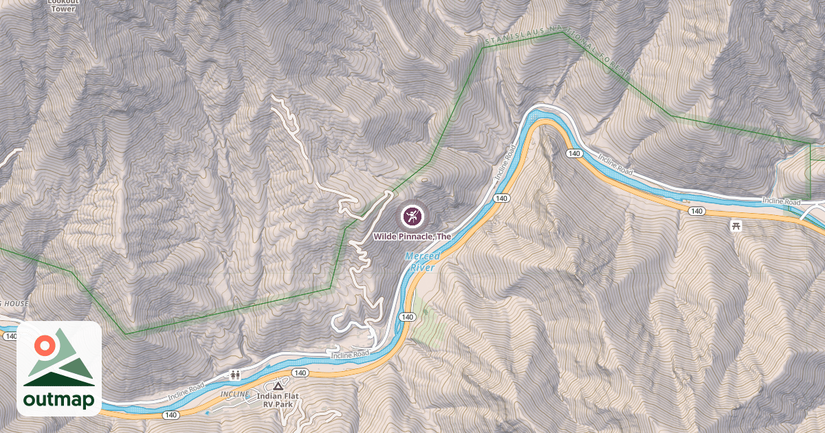 Map of Wilde Pinnacle, The