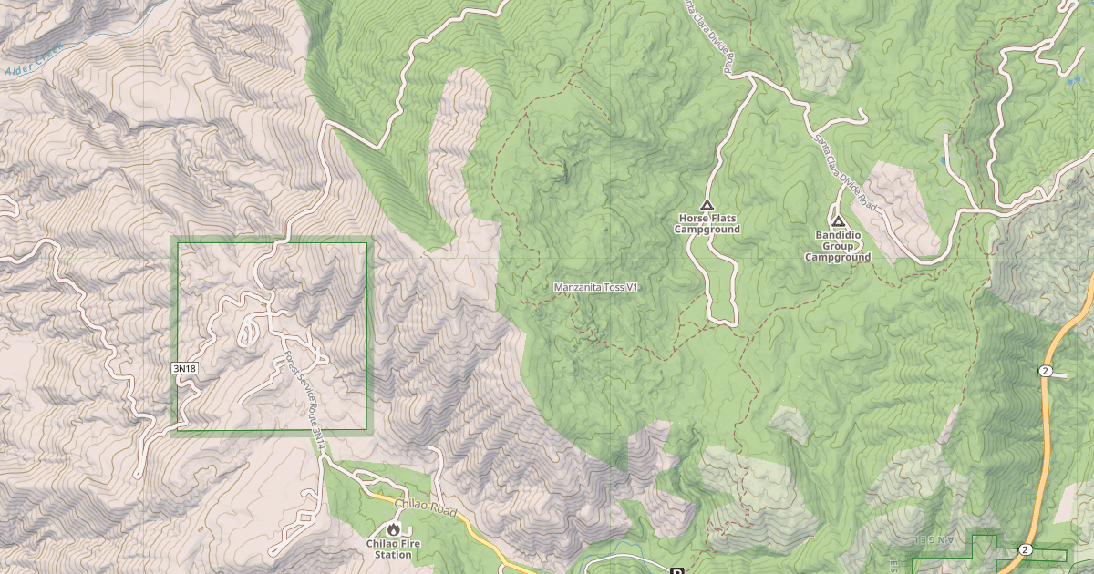 Map preview of Manzanita Toss
