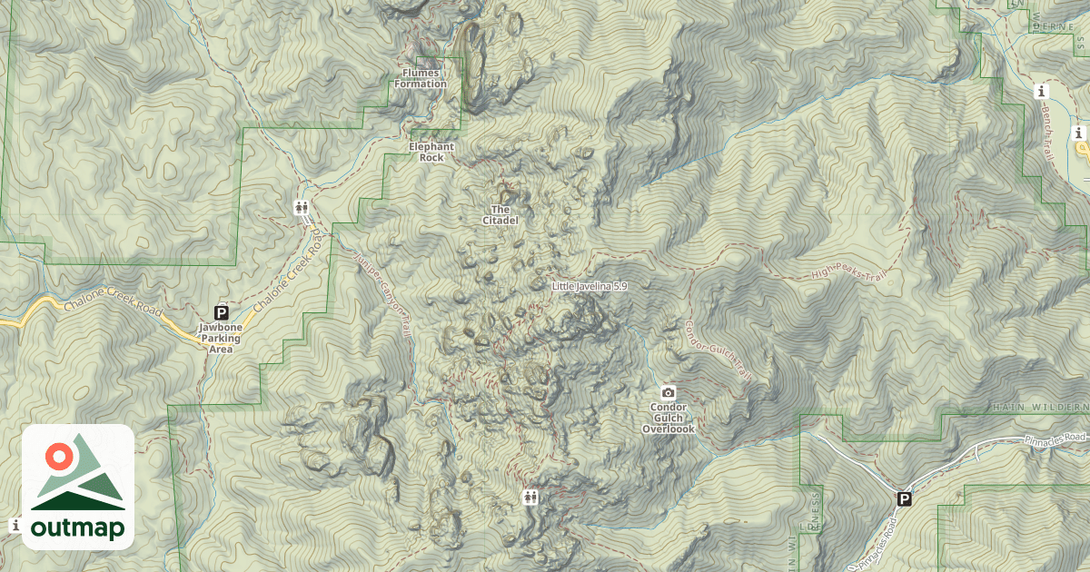 Map of Little Javelina