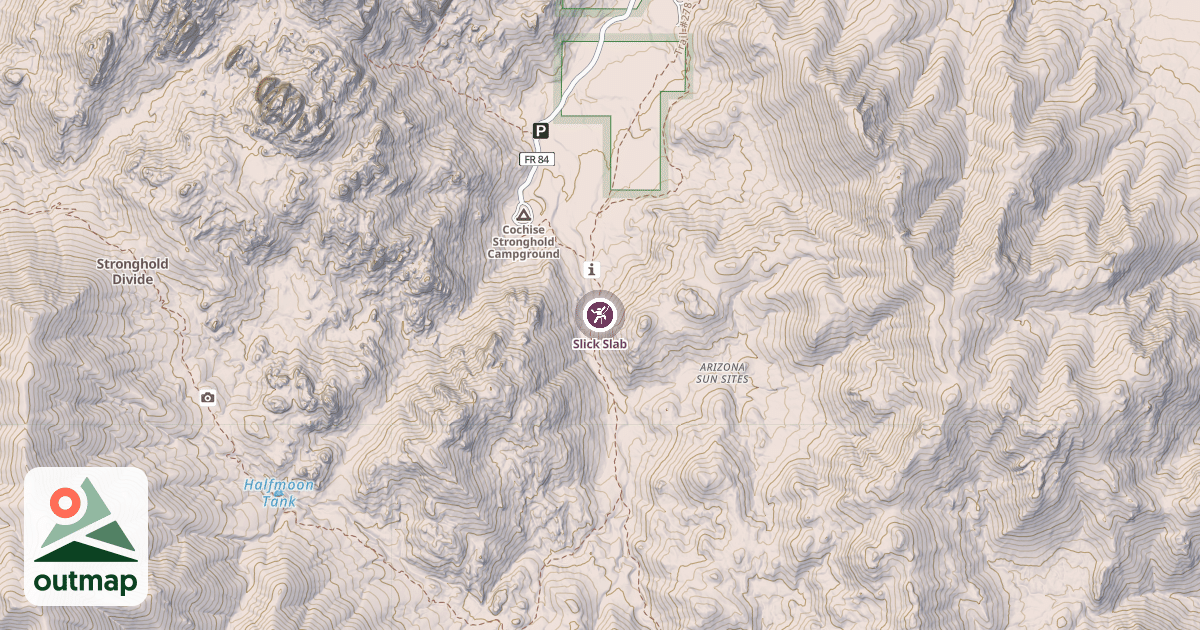 Map of Slick Slab