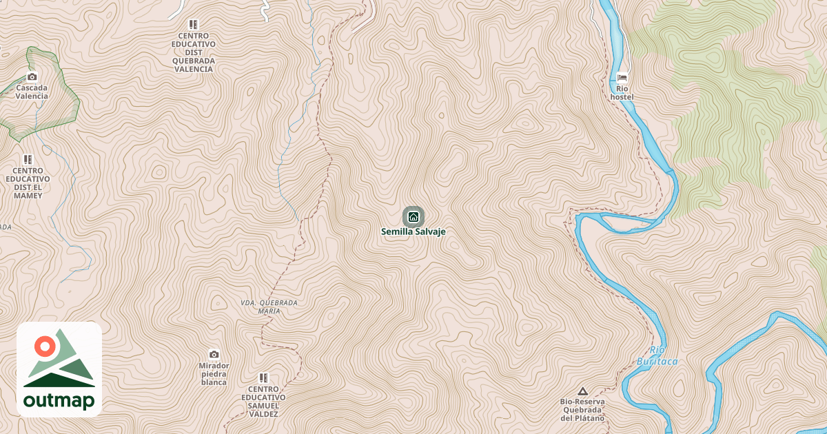 Map of Semilla Salvaje