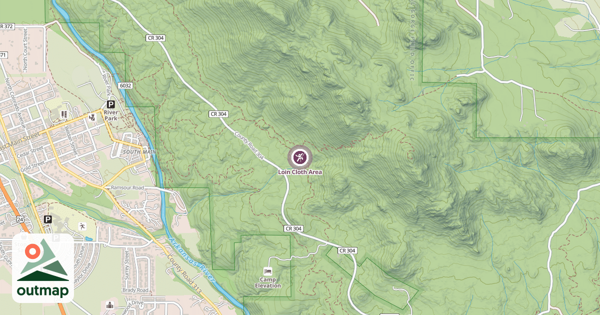 Map of Loin Cloth Area