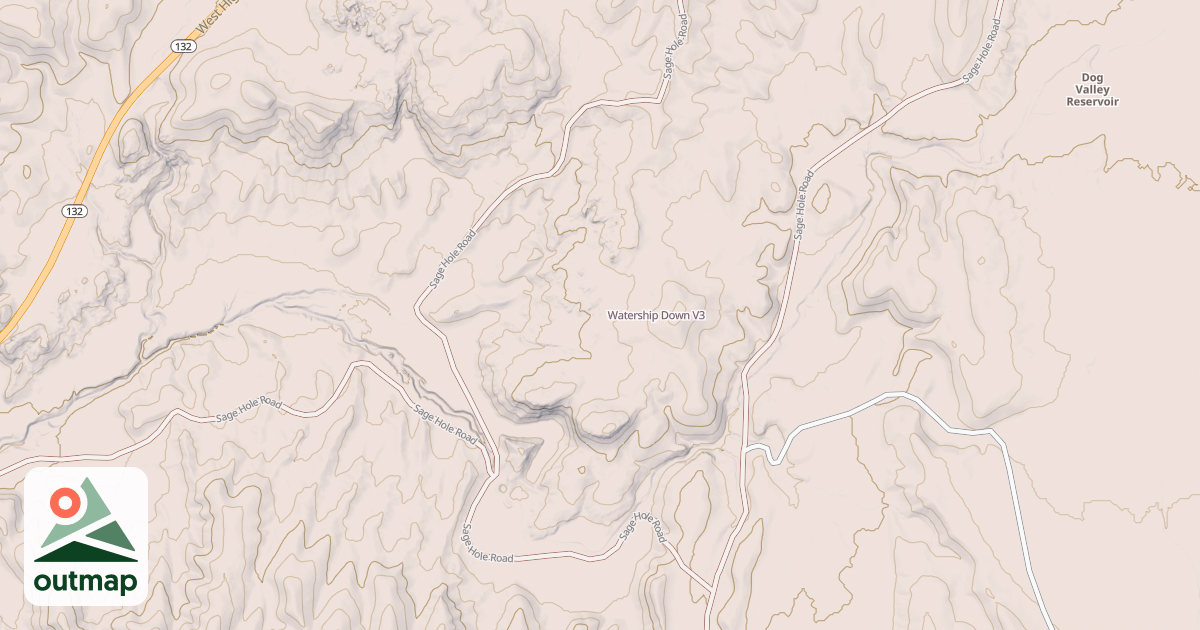 Map of Watership Down