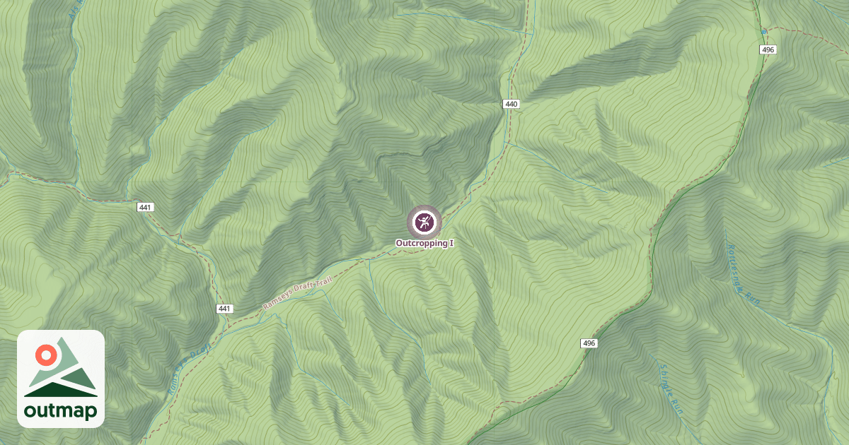 Map of Outcropping I