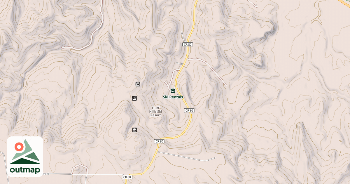 Map of Ski Lodge