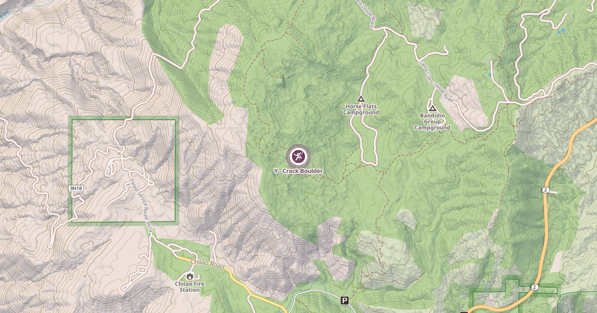 Map preview of Y - Crack Boulder