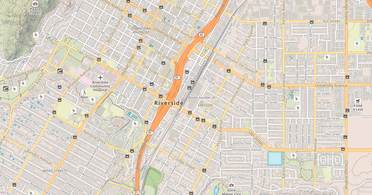 Map preview of Boobs boulder