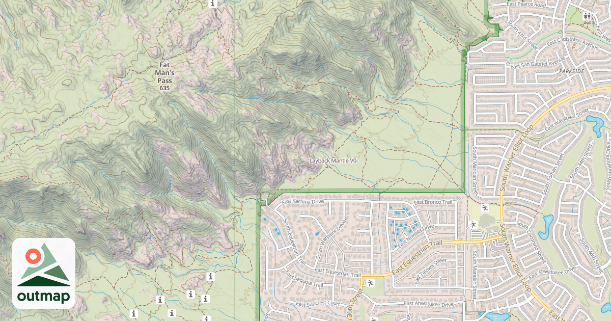 Map of Layback Mantle