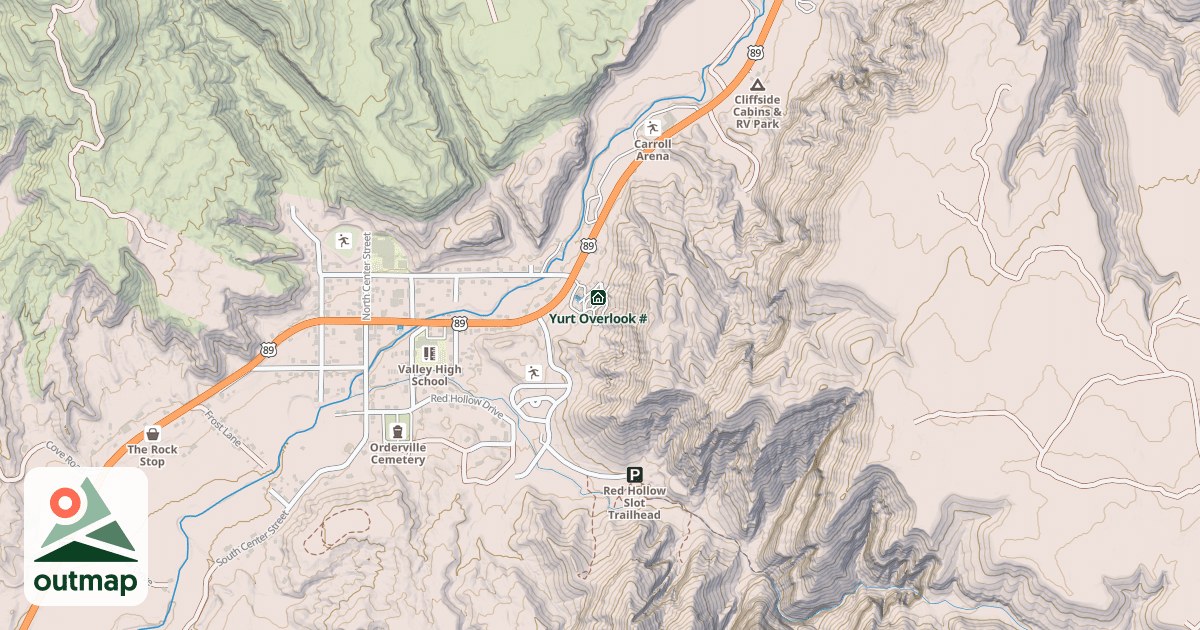 Map of Yurt Overlook #6