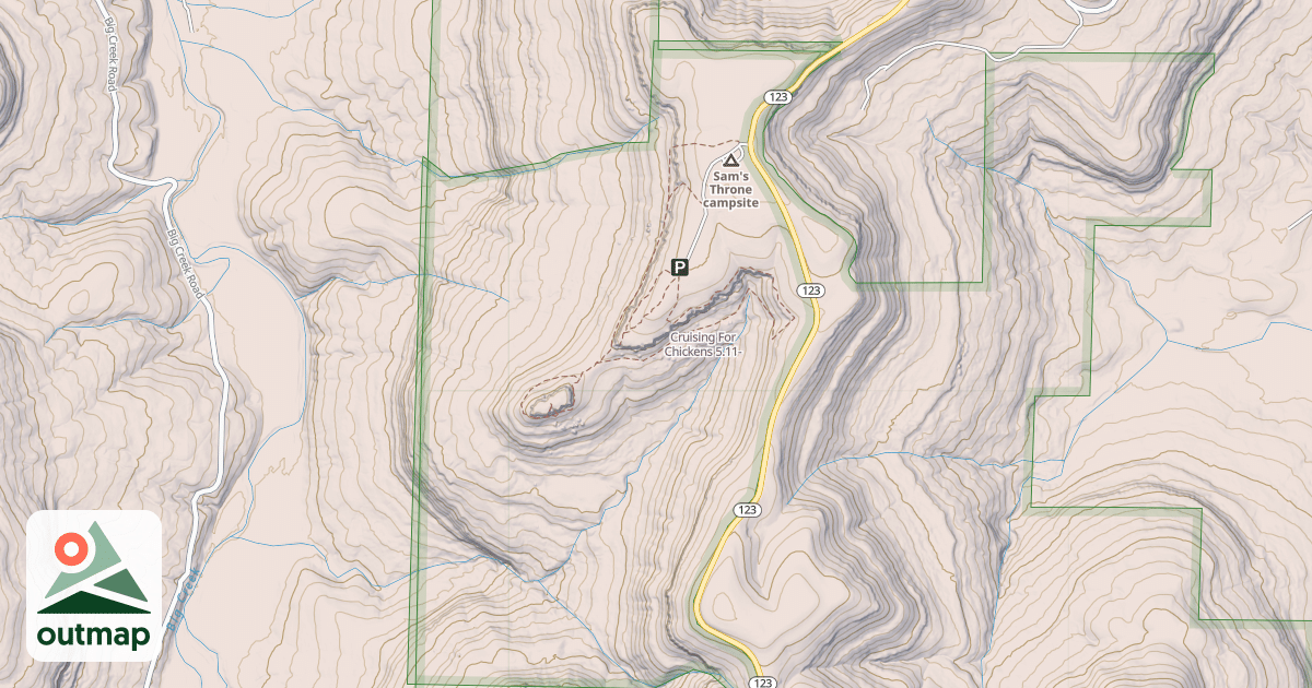 Map of Cruising For Chickens
