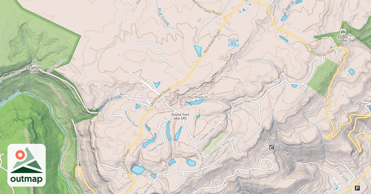 Map of Big Wheel