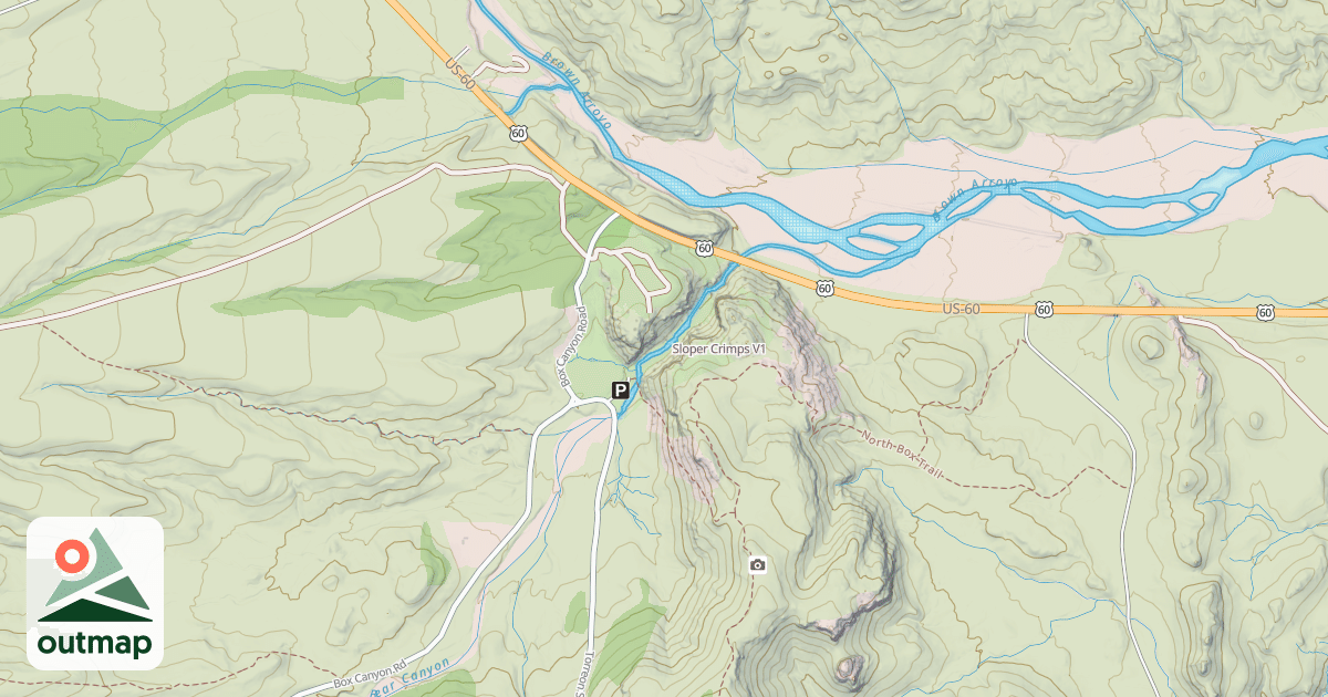 Map of Sloper Crimps
