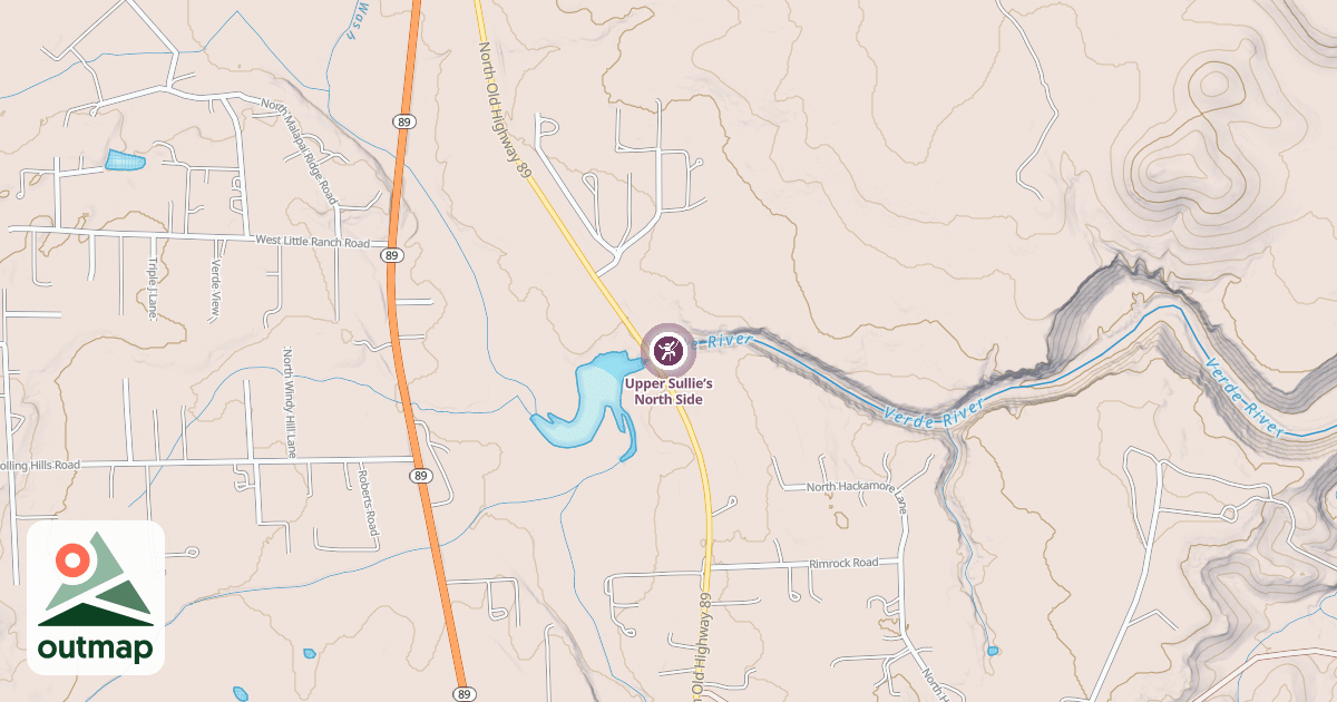 Map of Upper Sullie’s North Side