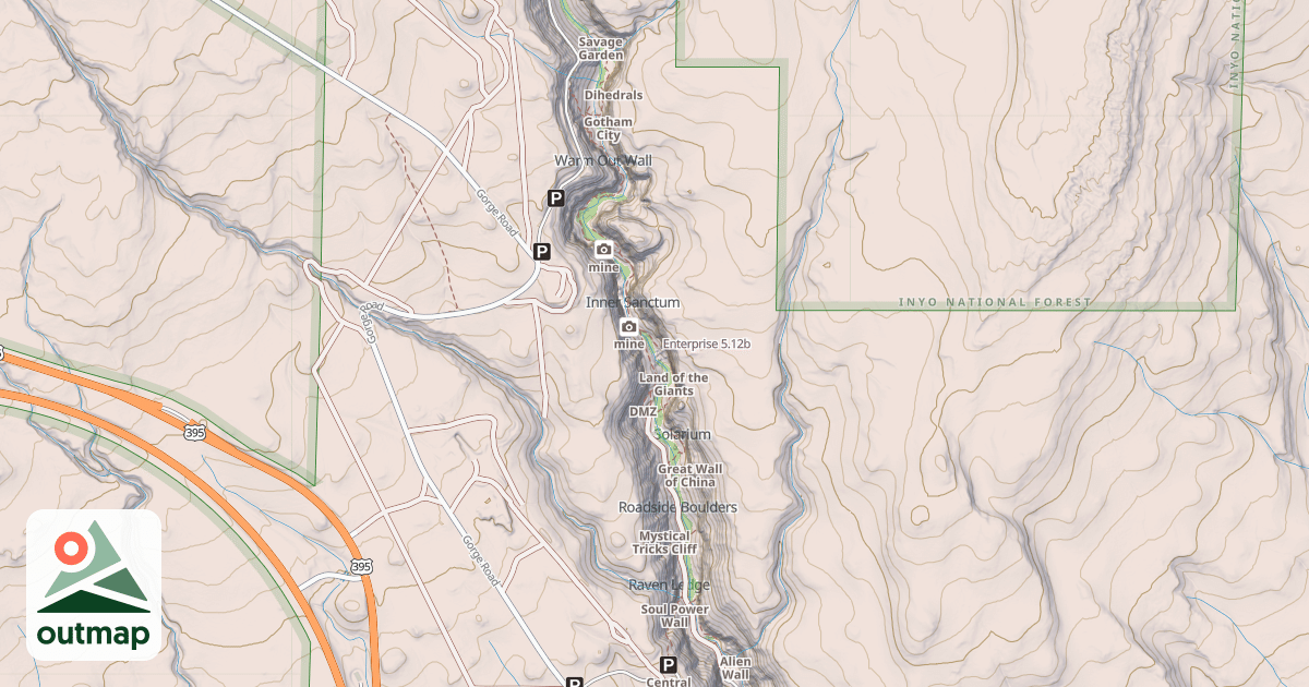 Map of Enterprise