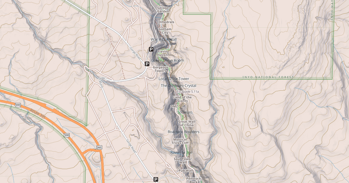 Map preview of Escapade