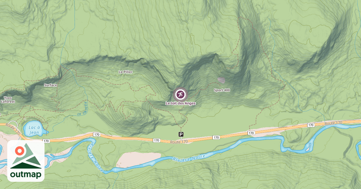 Map of Le toit des Anges
