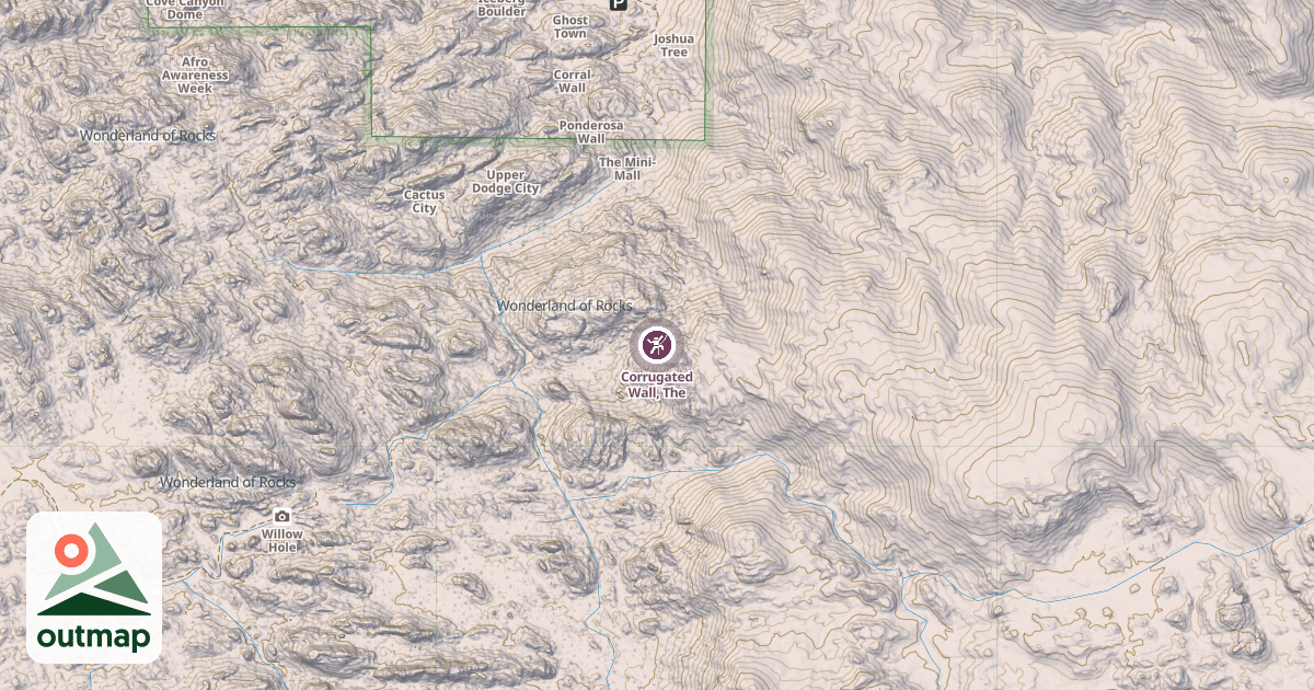 Map of Corrugated Wall, The