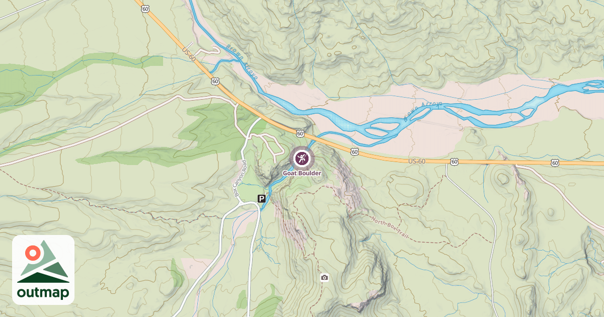 Map of Goat Boulder