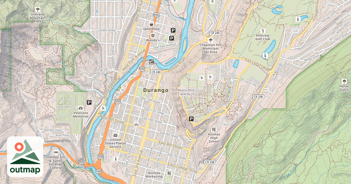 Map of Mumy Rock Traverse