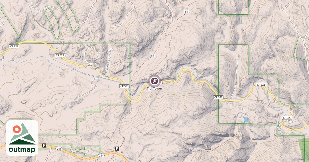 Map of Tipi Tower