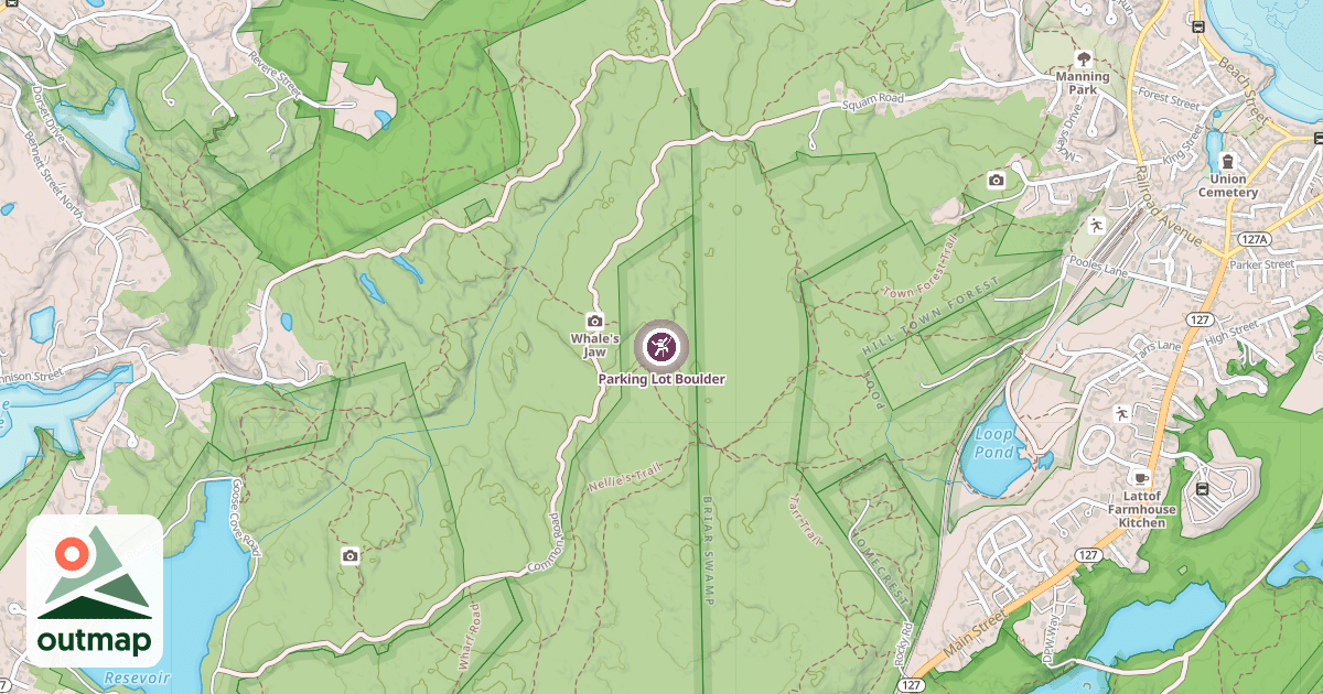 Map of Parking Lot Boulder
