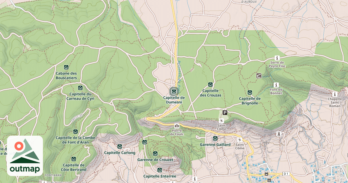 Map of Capitelle de Dumesni