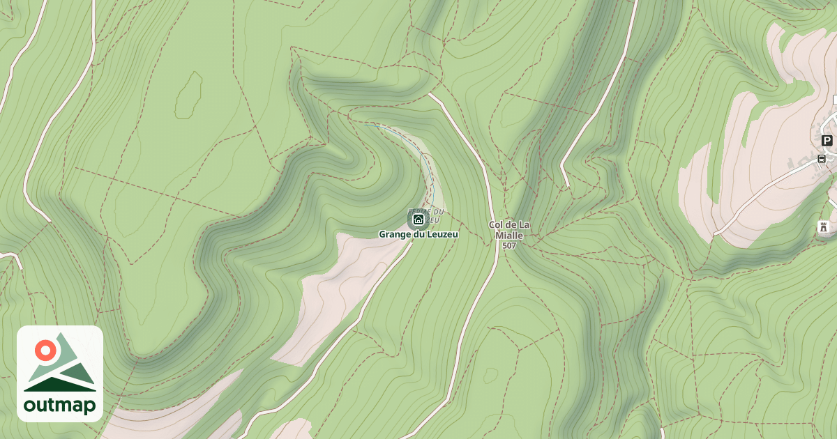 Map of Grange du Leuzeu