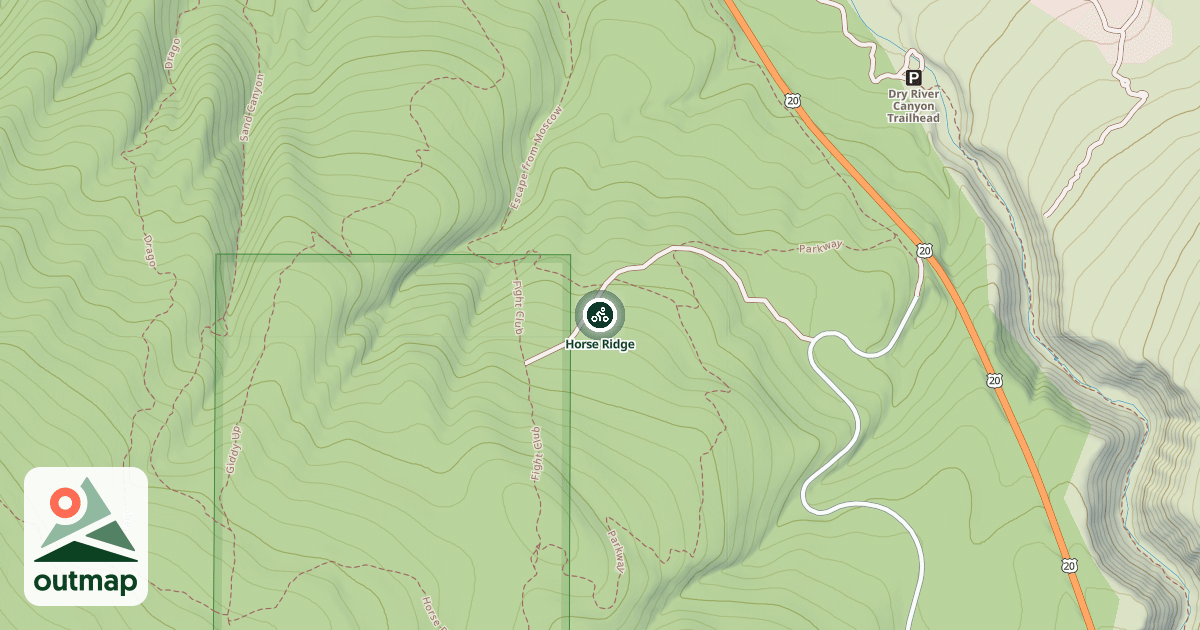 Map of Horse Ridge