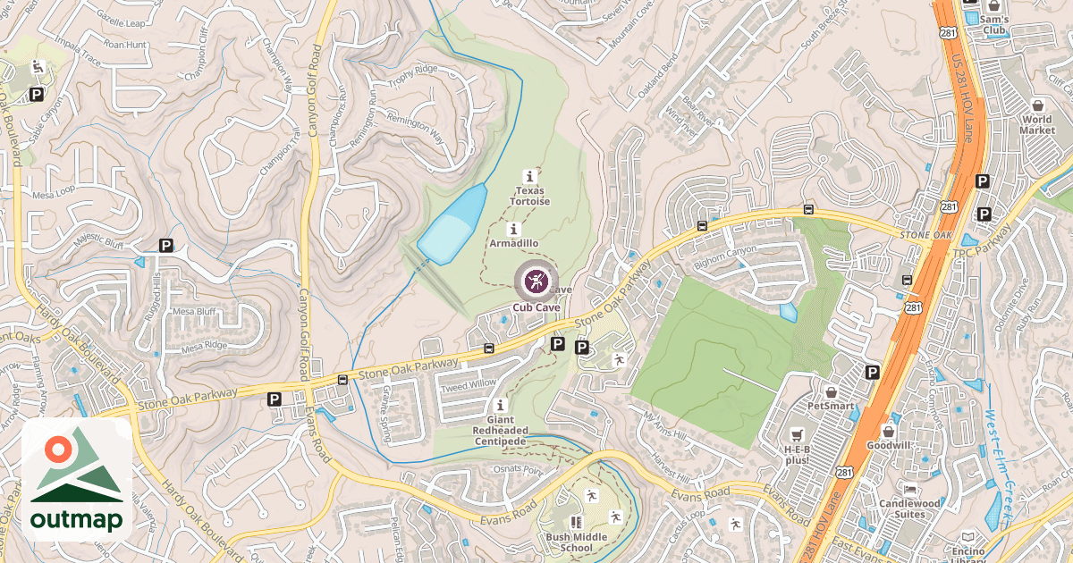 Map of Cub Cave