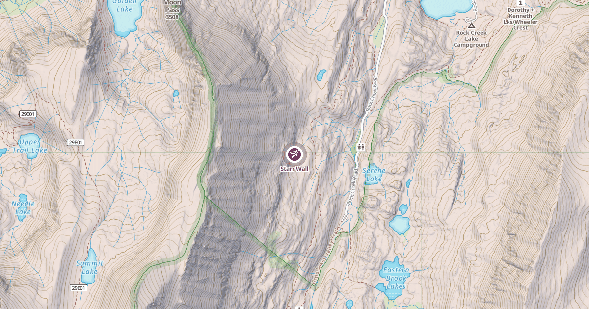 Map preview of Starr Wall