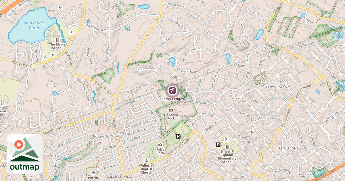 Map of Rocky Ledges