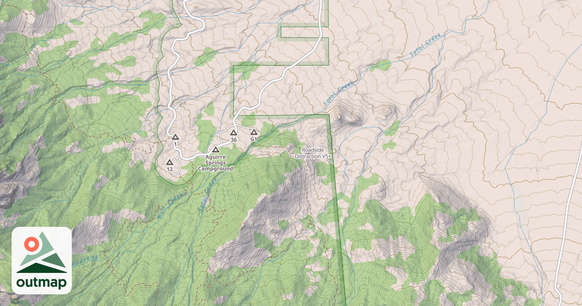 Map of Roadside Distraction