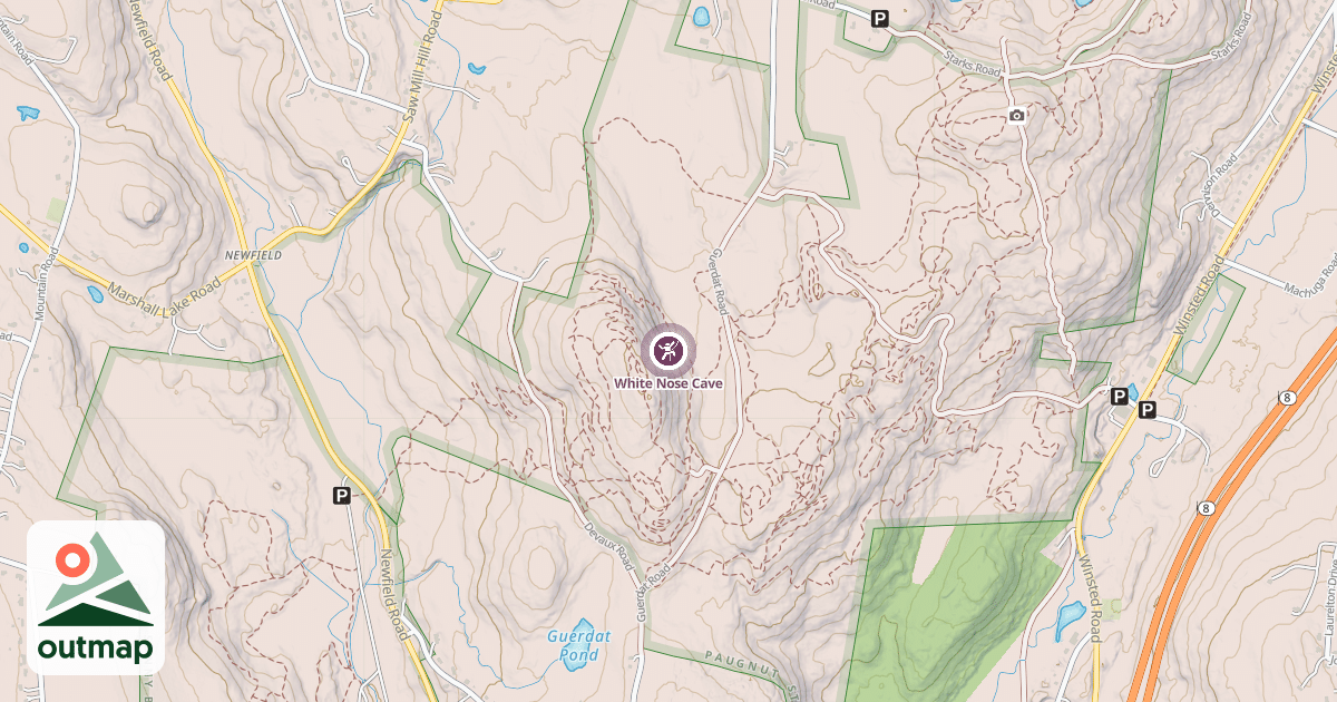 Map of White Nose Cave