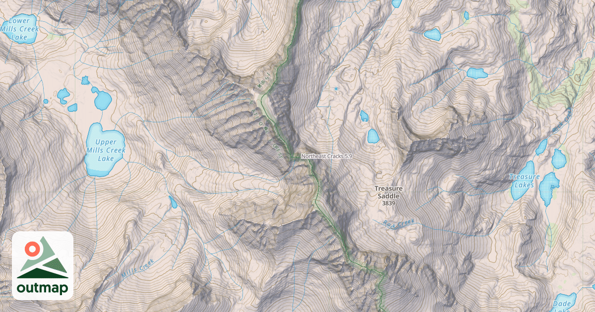 Map of Northeast Cracks