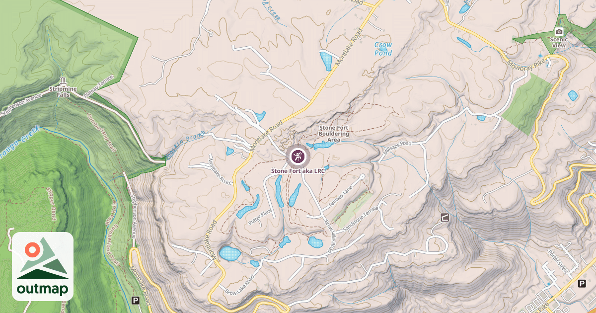 Map of Stone Fort aka LRC