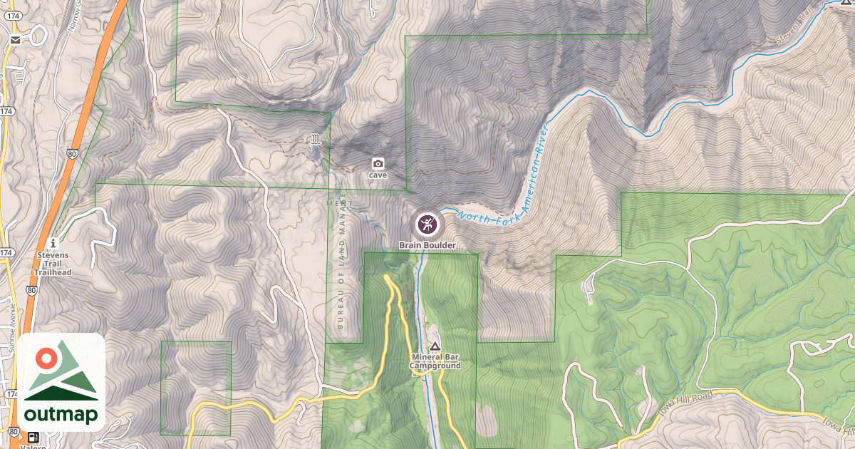 Map of Brain Boulder