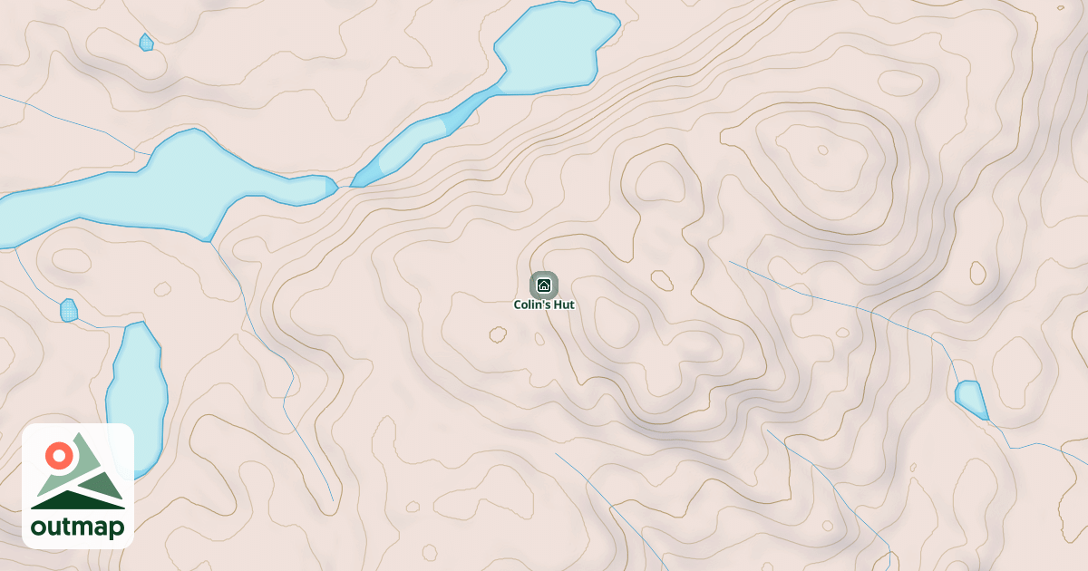 Map of Colin's Hut