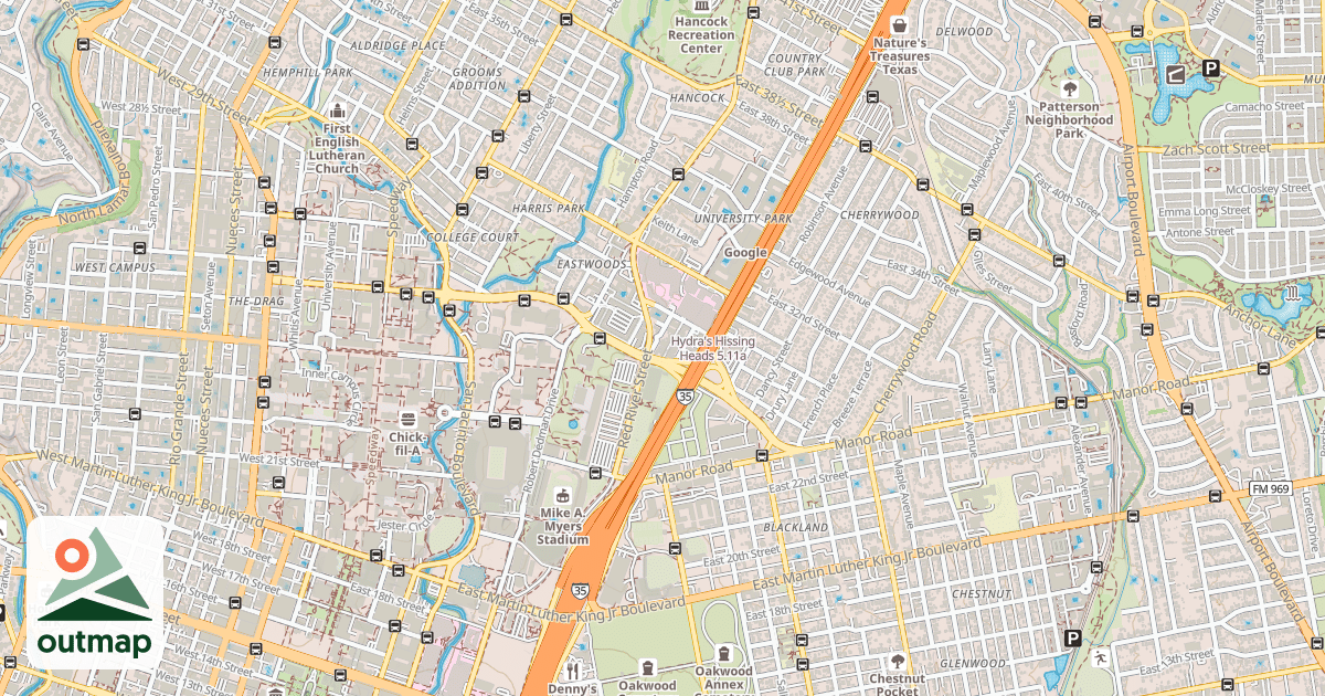 Map of Hydra's Hissing Heads
