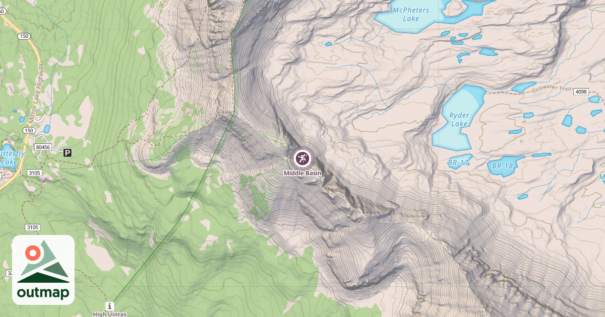 Map of Middle Basin