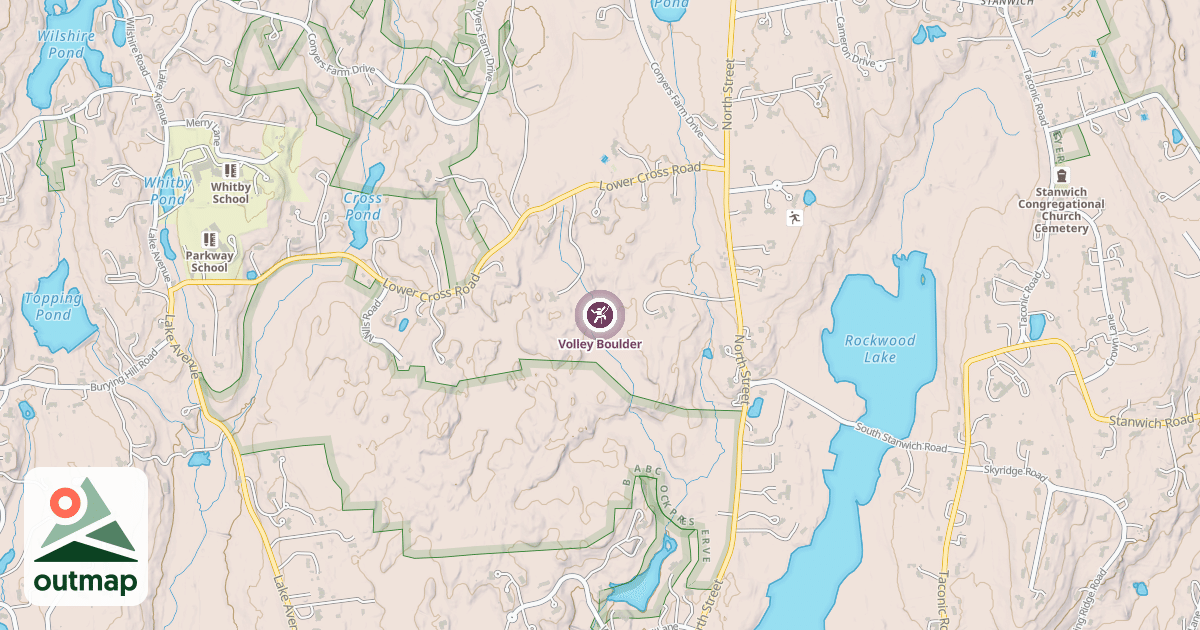 Map of Volley Boulder