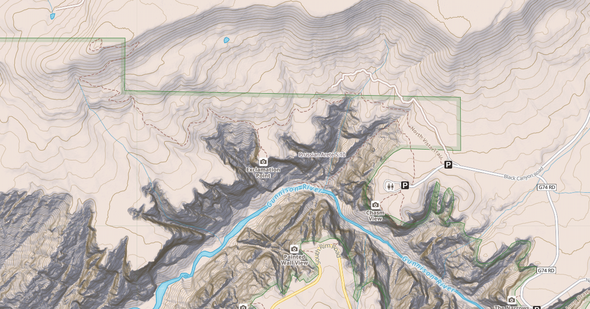 Map preview of Prussian Arete