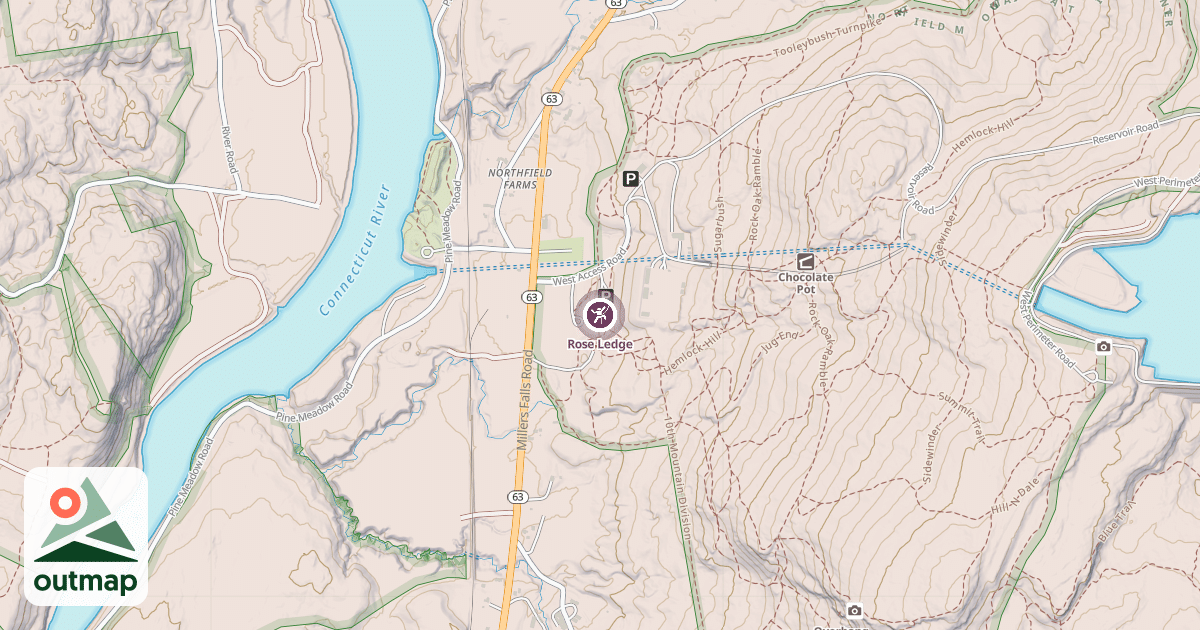 Map of Rose Ledge