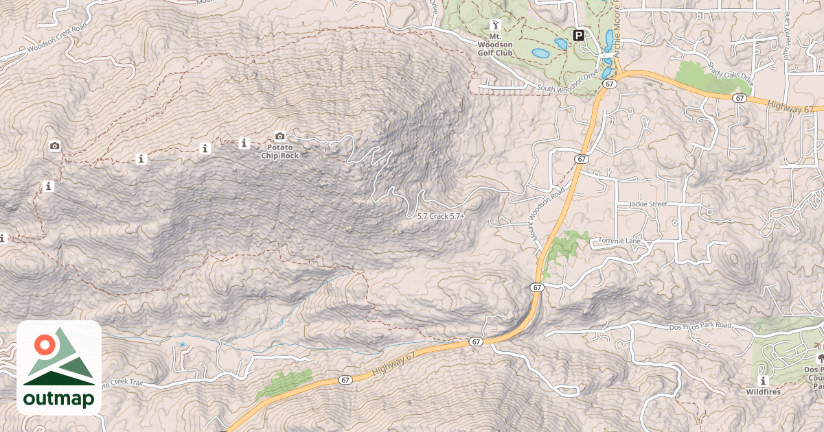 Map of 5.7 Crack