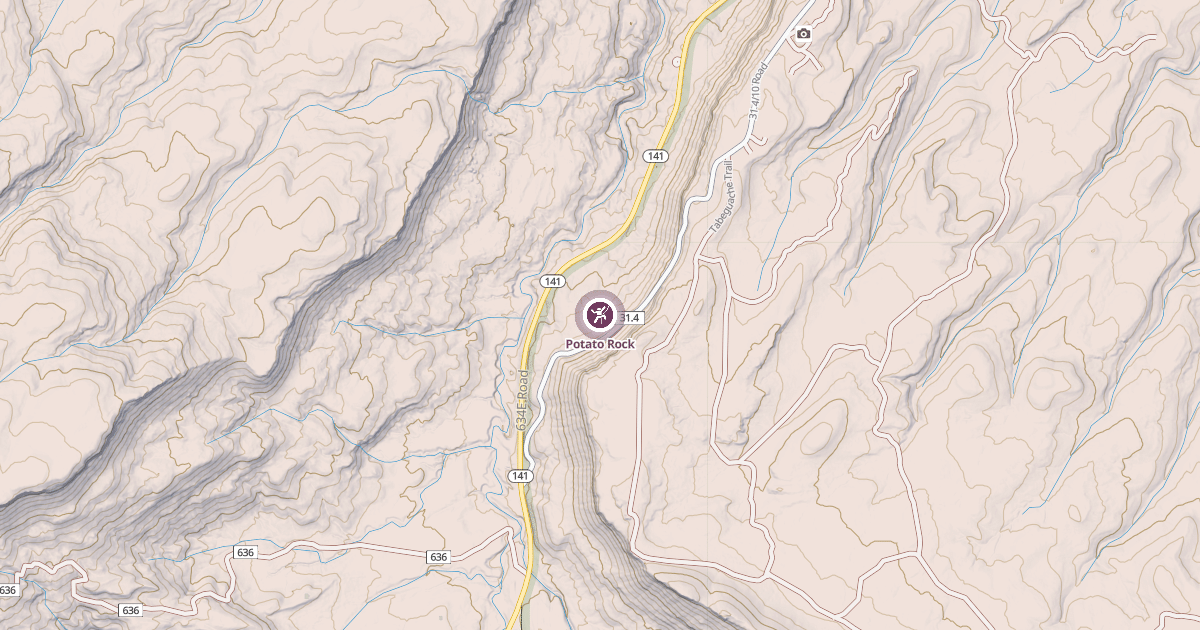 Map preview of Potato Rock