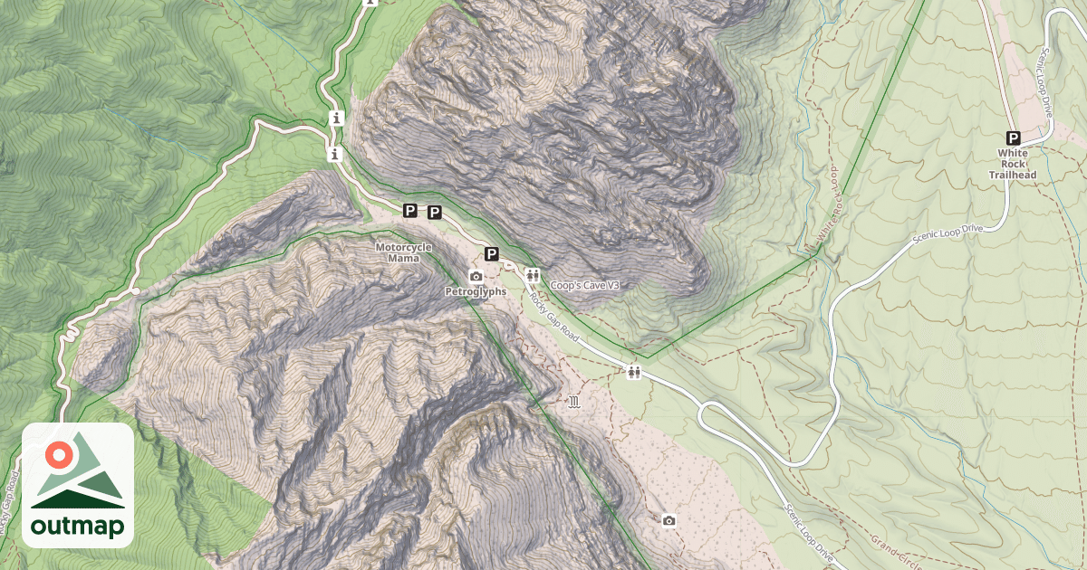 Map of Coop's Cave