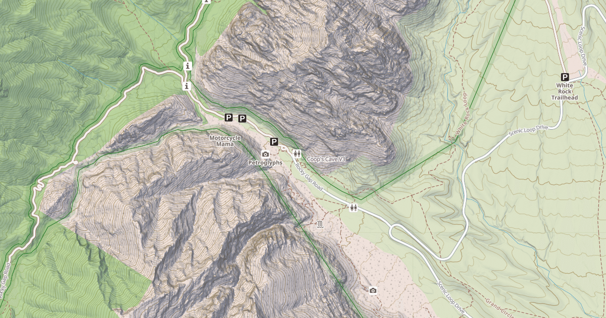Map preview of Coop's Cave