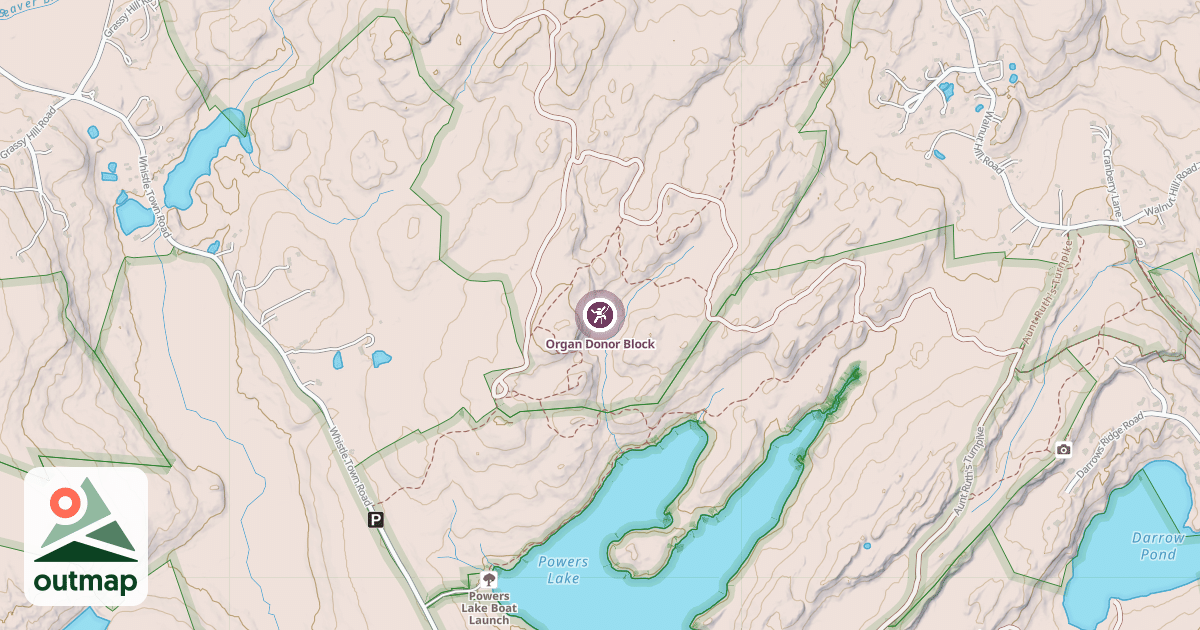 Map of Organ Donor Block