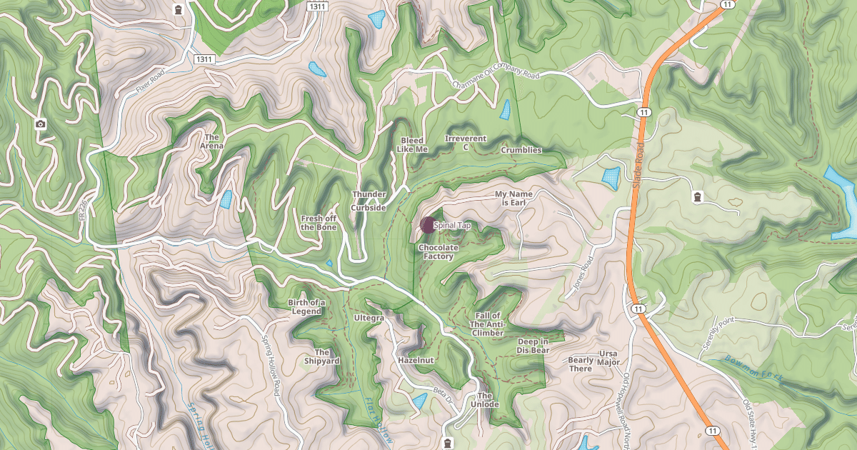 Map preview of Spinal Tap