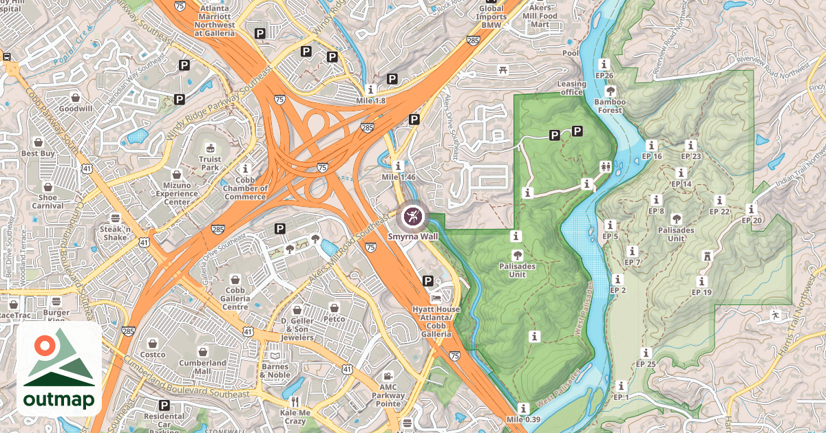 Map of Smyrna Wall