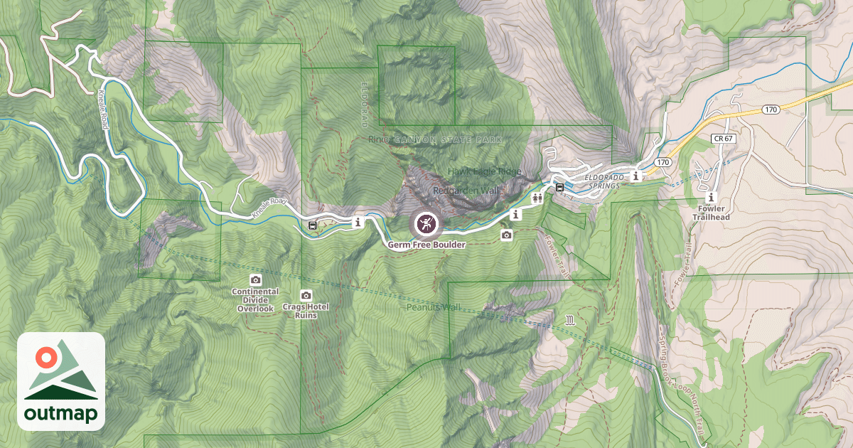 Map of Germ Free Boulder